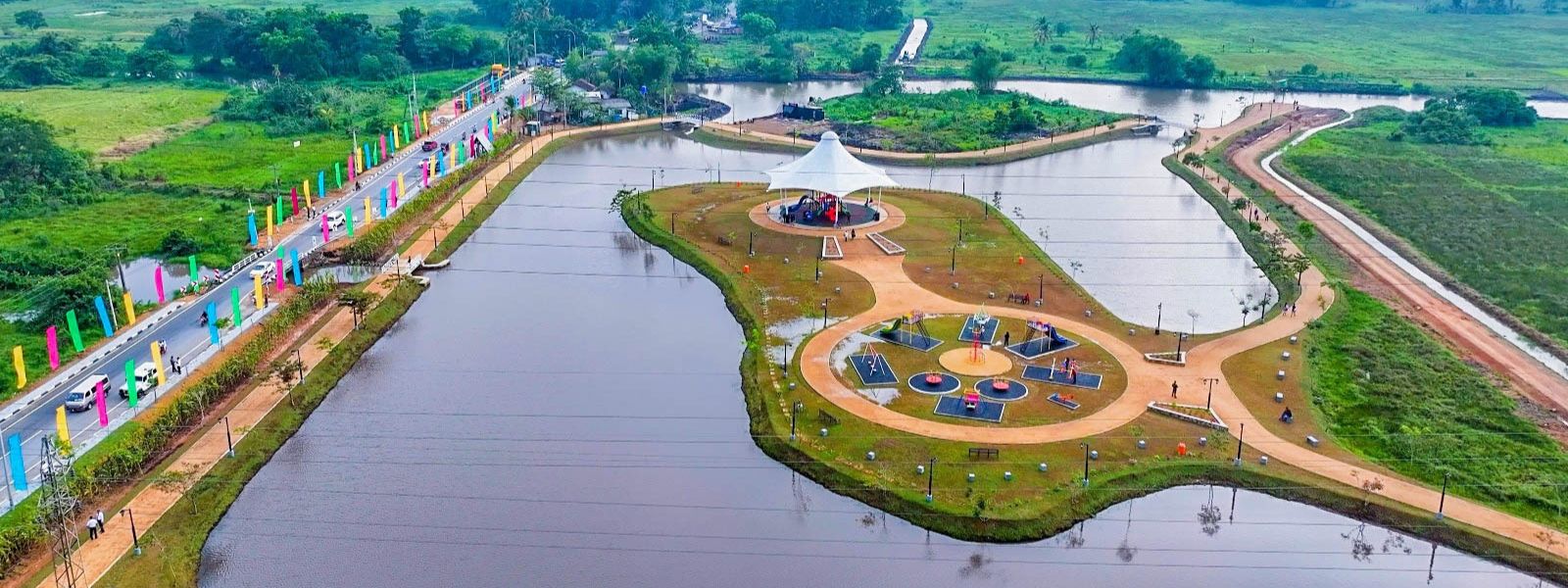 President Unveils “Serin River Park” in Galle